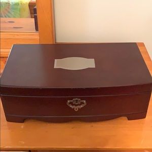 Wooden Monogrammed Jewelry Box